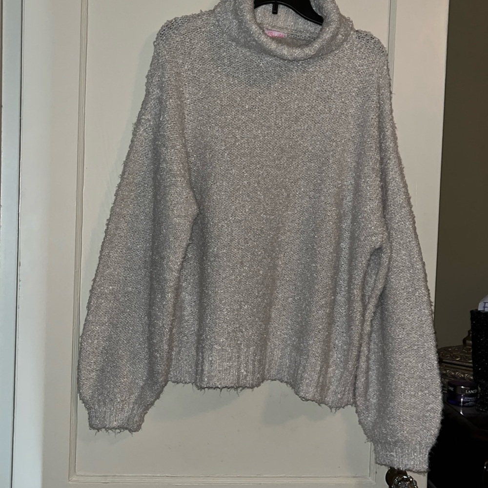Pink Lily oversized boucle sweater